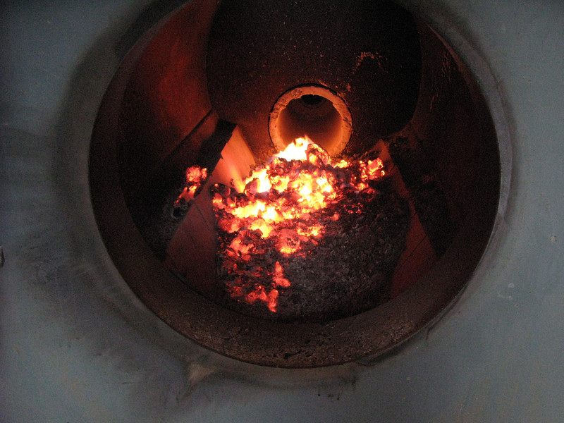 How efficient is a wood gasification boiler?
